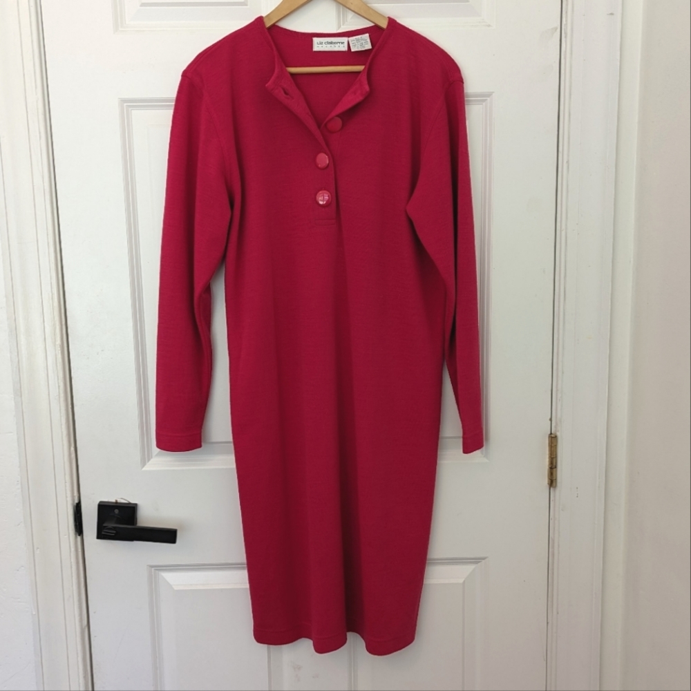 Vintage Liz Claiborne Dress, pink, size S